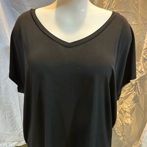 Torrid Black Relaxed Short Sleeve Tee